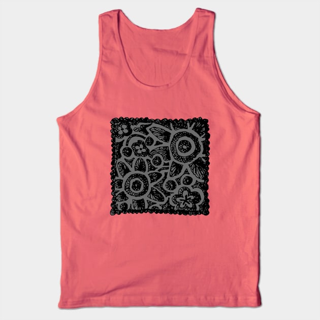 Square Lace Tank Top by zeljkica